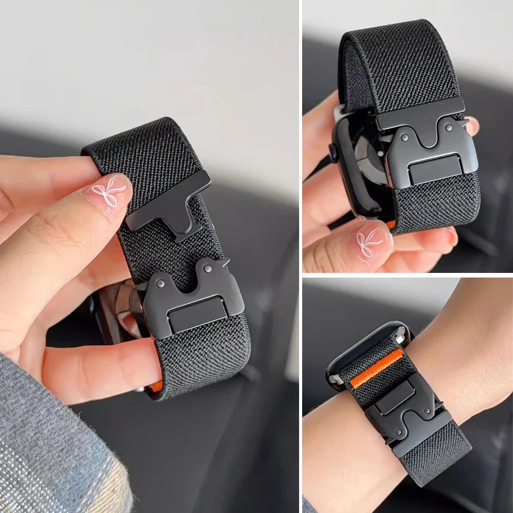 Parachute Straps For Apple Watch ultra 2 Band 49/45/46/ 44/42/40mm 41mm correa Bracelet IWatch Series 10 9 8 7 6 3 SE 2026