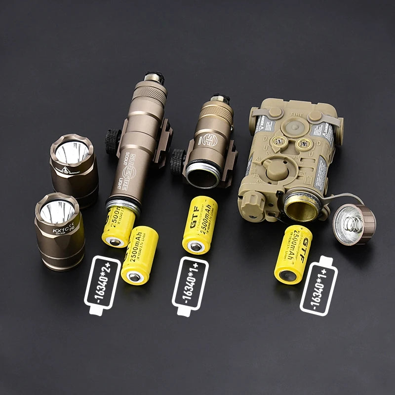 WADSN Tactical NGAL L3 Red Green Blue IR Laser Sight M300 M600 SF Surefir Flashlight AXON Dual Plug Switch Airsoft Hunting Gear