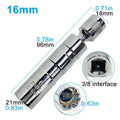 Universal Magnetic Spark Plug Sleeve Thin-walled Universal Joint 14/16mm Automotive Repair Spark Plug Disassembly ToolUniversal