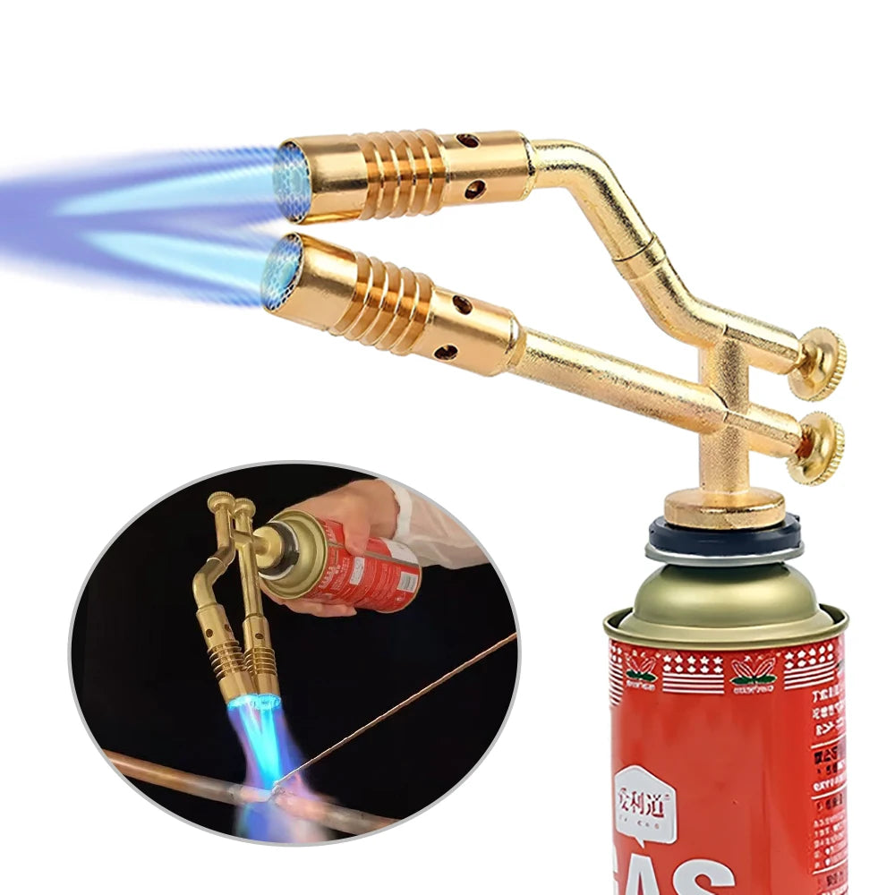 High Quality Torch Head Pipe Welding Gas Torch Temperature 1300° Flamethrower Outdoor Camping Barbecue Portable Solder Heat Gun