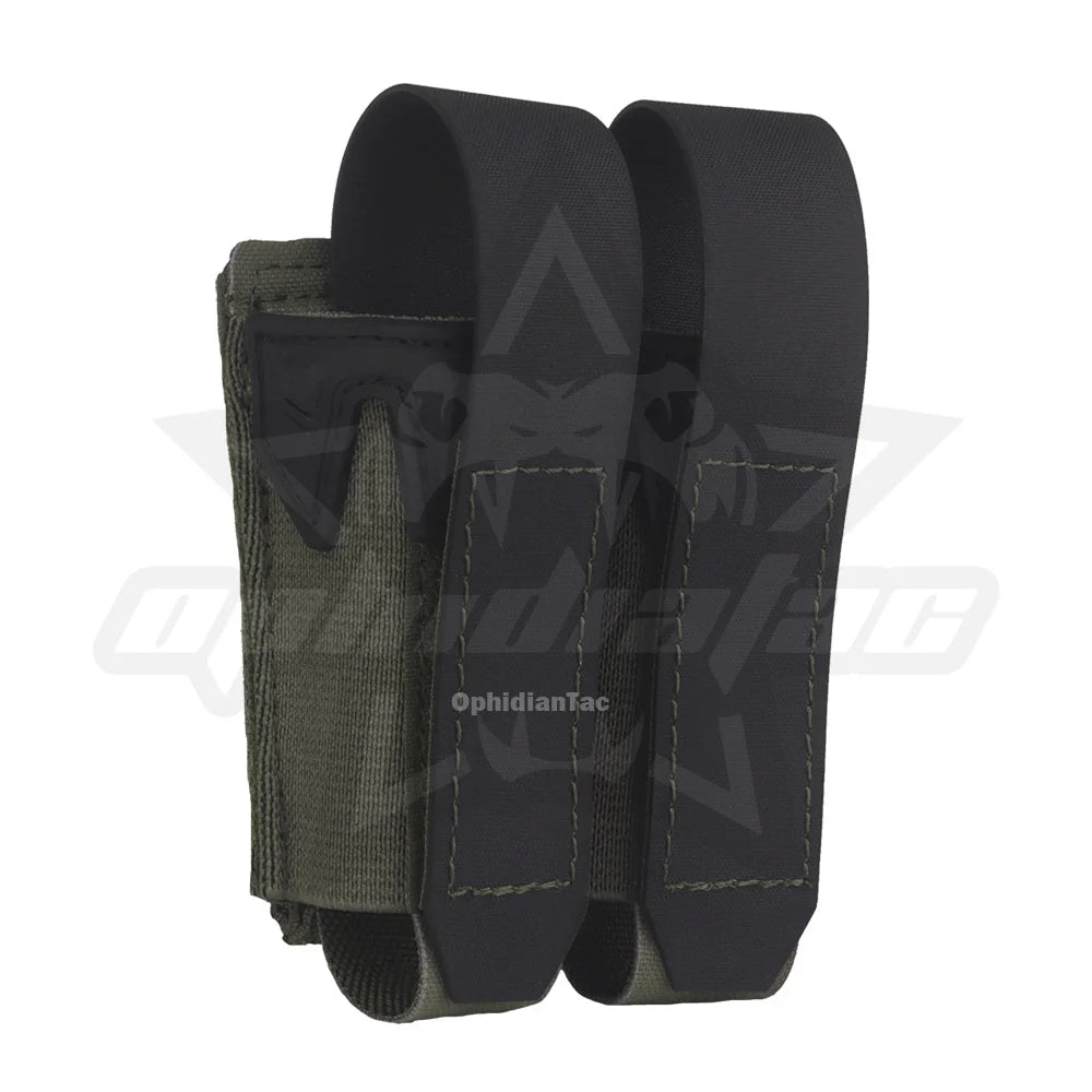 9MM Double Magazine Pliers Pistol Magazine Pouch MOLLE Quick Release Airgun Hunting Vest Belt Gear