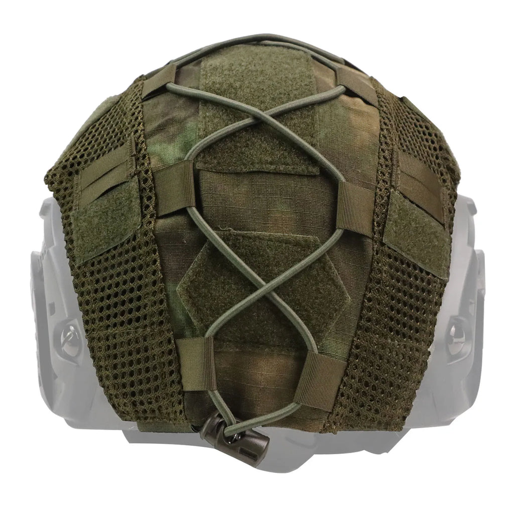 BOOIU Tactical Helmet Cover for Fast Helmet Multi-Camo Helmet Cover   Military Paintball Hunting Shooting Gear - Without Helmet