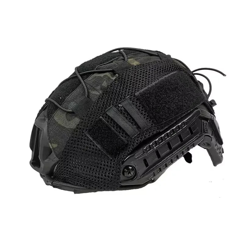 Tactical Helmet Cover Fast Helmet Multi-Camo Helmet Cover for Airsoft Helmet Paintball CS Wargame Sport Hunting Shooting Gear