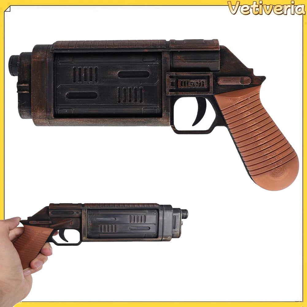 Movie Space Battle 20X10CM Andor Cosplay Cassian Pistol Gun Weapons Ornament Knife Halloween Party Costume Accessories