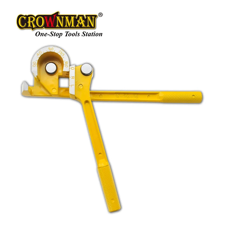 CROWNMAN Plumbing Tools Refrigeration HVAC A/C Air Conditioning Manual Hand Tools 3 in 1 Copper Pipe Bending Tool Tube Bender
