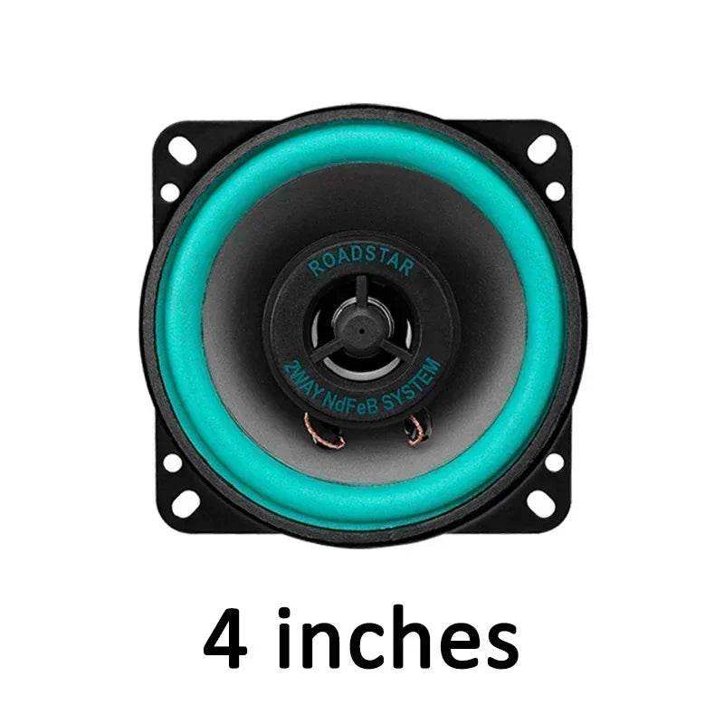 4/5/6.5 Inch Car Coaxial Speakers HiFi Door Subwoofer Automotive Audio Music Full Range Truck Stereo Speaker and Protecting Grid