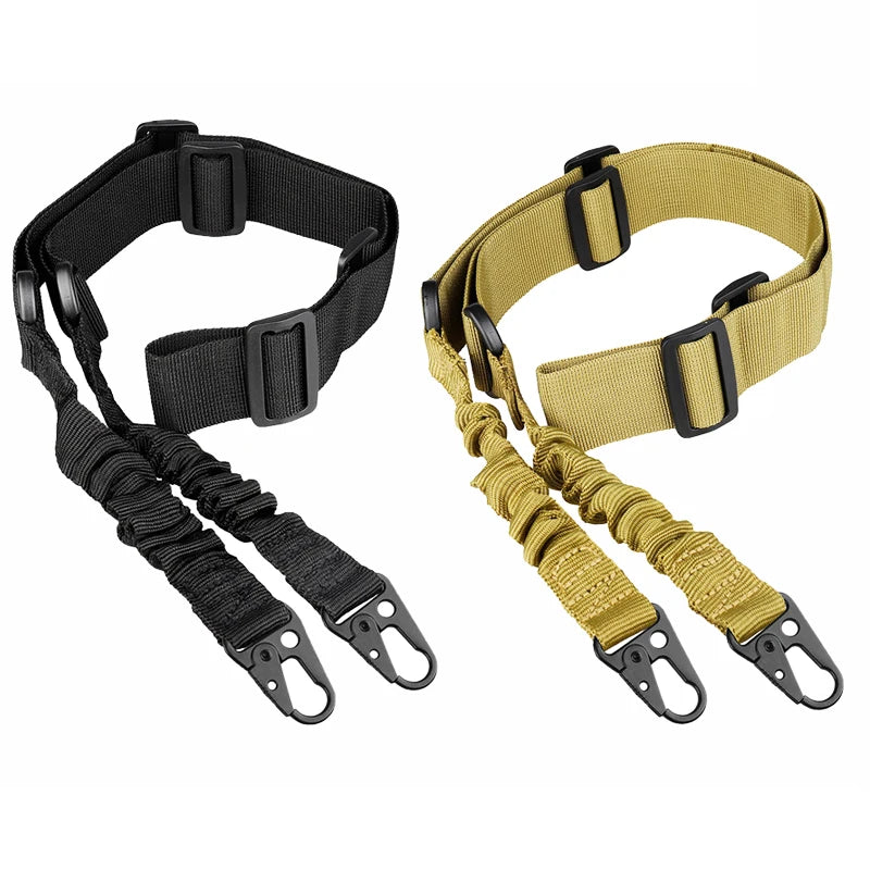 Shot Gun Belt Hunting Accessories Tactical Gear Tactical Single Point Gun Sling Shoulder Strap Rifle Rope Belt QD Metal Buckle
