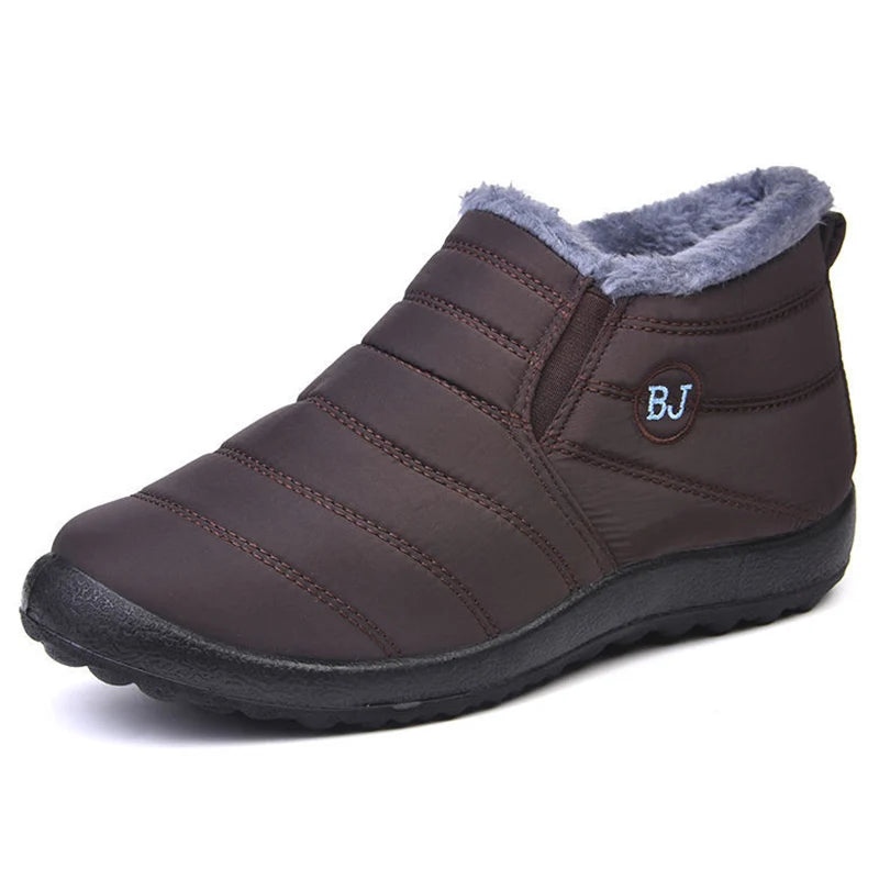 Warm Men's Boots Snow Platform Sneakers Winter Men Shoes Outdoor Man Sneakers Unisex Ankle Boots Waterproof Work Shoes Footwear