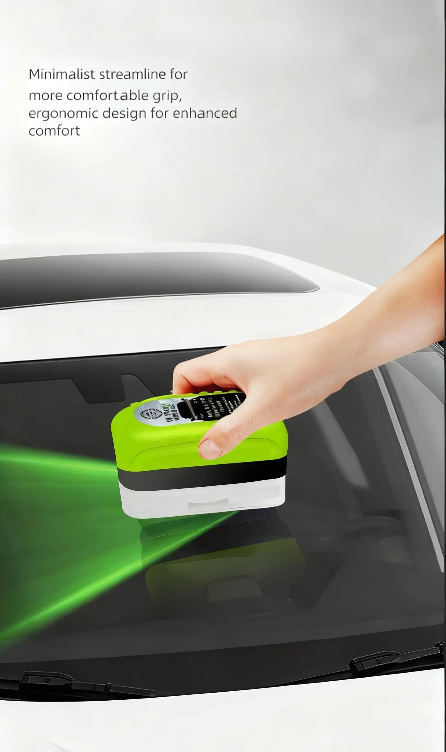 Automotive Oil Film Cleaning Brush, Car Glass Oil Film Cleaner, Window oil film Cleaner brushglass cleaning wiper, Anti-Rain Fog