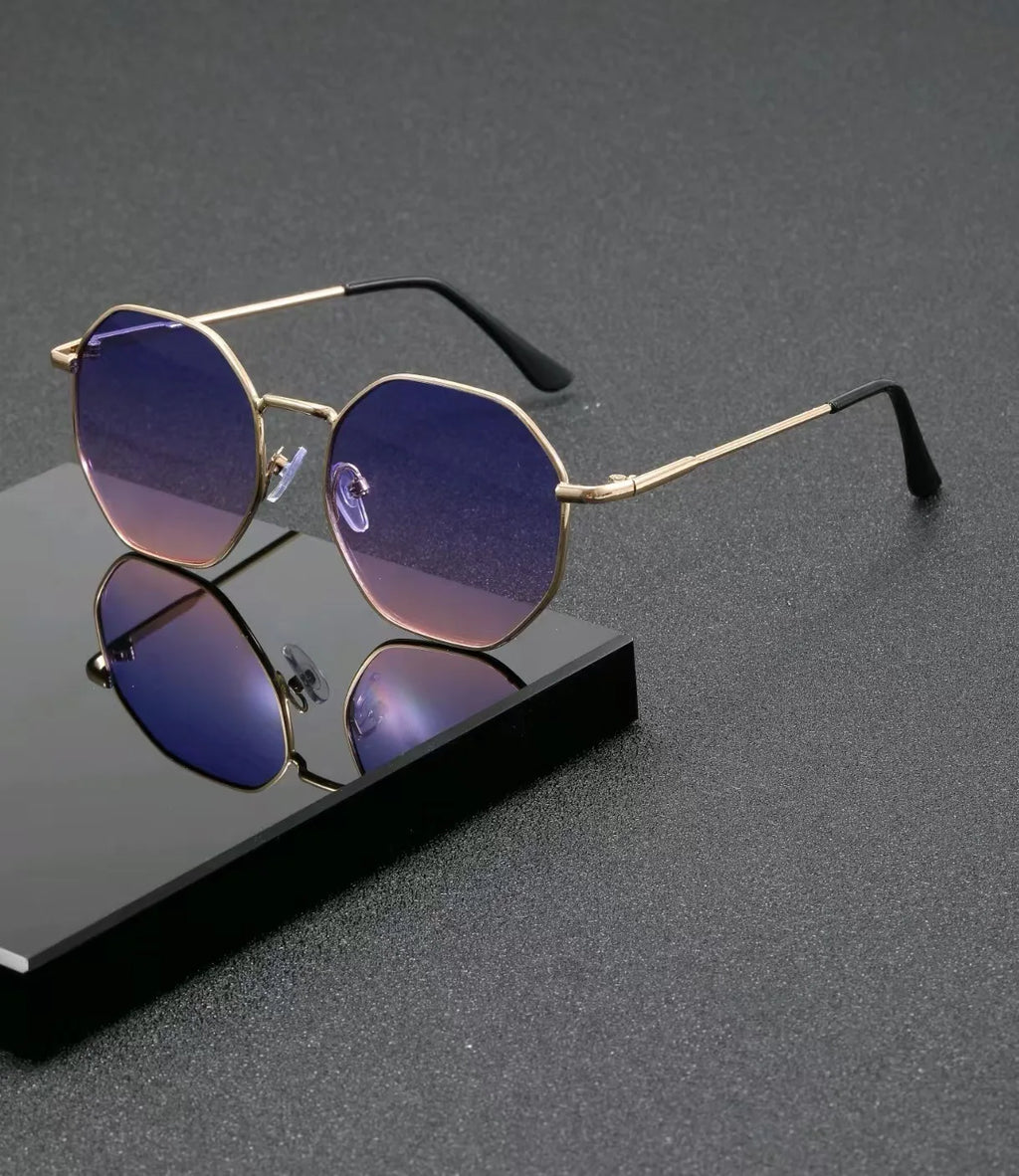 1/3 Pcs Metal Geometric-Round Frame Sunglasses Fashion Classic For Vacation Decors Sun Glasses Outdoor Shades Goggles Men/Women
