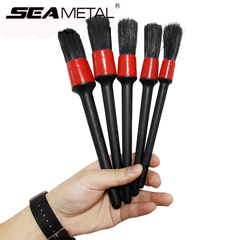 Car Wash Brush Detail Small Automotive Interior Cleaning Tools Air Conditioner Air Outlet Cleaning Brush