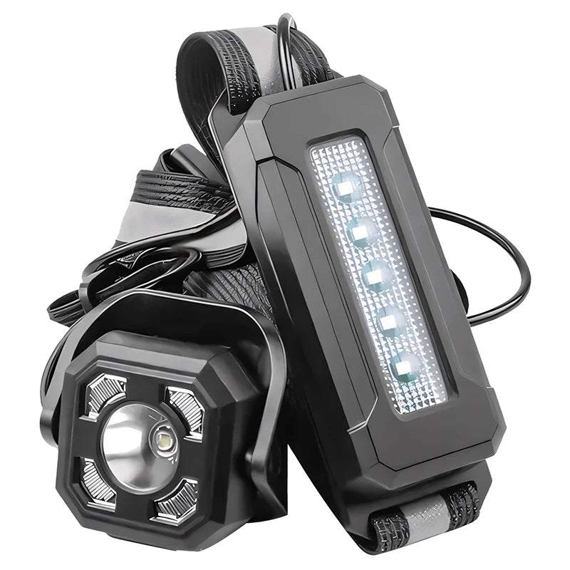 LED Night Light For Running Outdoor Sport Cycling Riding Chest Lamp Wearable Lantern USB Rechargeable Built In 18650 Battery