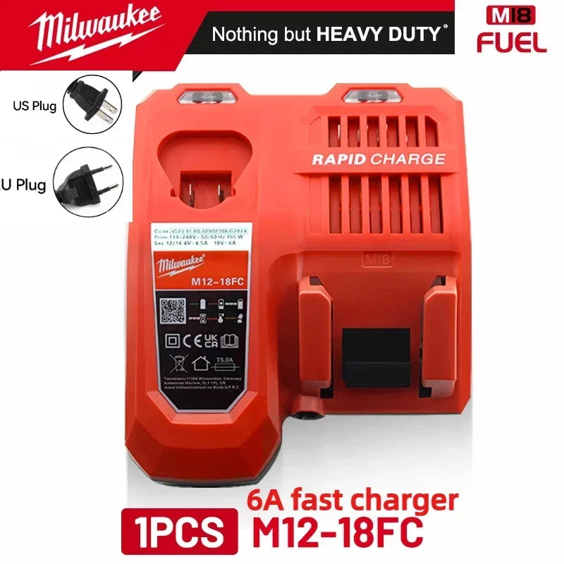 Genuine MilwaukeeM18 8000aAh Premium Battery Impact Hammer Drill Angle Grinder Saw Fully Compatible All Milwaukee Series Charger