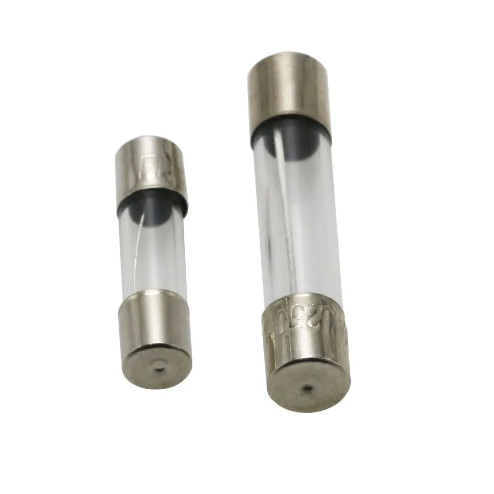 10Pcs/100Pcs 5*20mm 6*30mm Fast Blow Glass Tube Fuses 5x20 6x30 250V 0.1 0.5 1 2 3 3.15 4 5 6 7 8 10 12 15 20 25 30A AMP Fuse