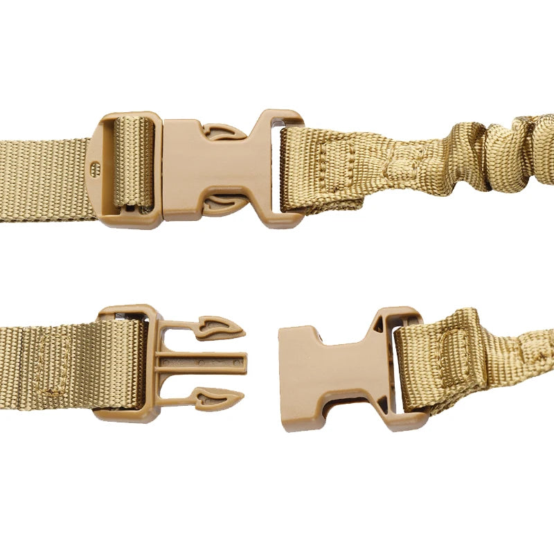 Shot Gun Belt Hunting Accessories Tactical Gear Tactical Single Point Gun Sling Shoulder Strap Rifle Rope Belt QD Metal Buckle