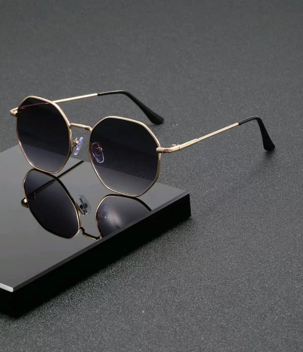 1/3 Pcs Metal Geometric-Round Frame Sunglasses Fashion Classic For Vacation Decors Sun Glasses Outdoor Shades Goggles Men/Women