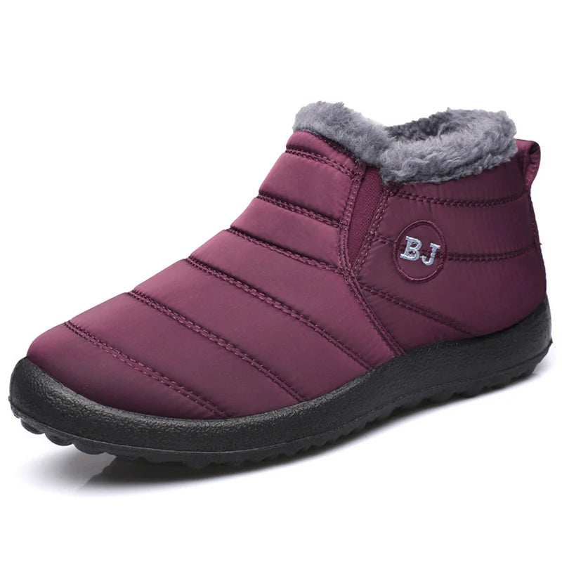 Warm Men's Boots Snow Platform Sneakers Winter Men Shoes Outdoor Man Sneakers Unisex Ankle Boots Waterproof Work Shoes Footwear