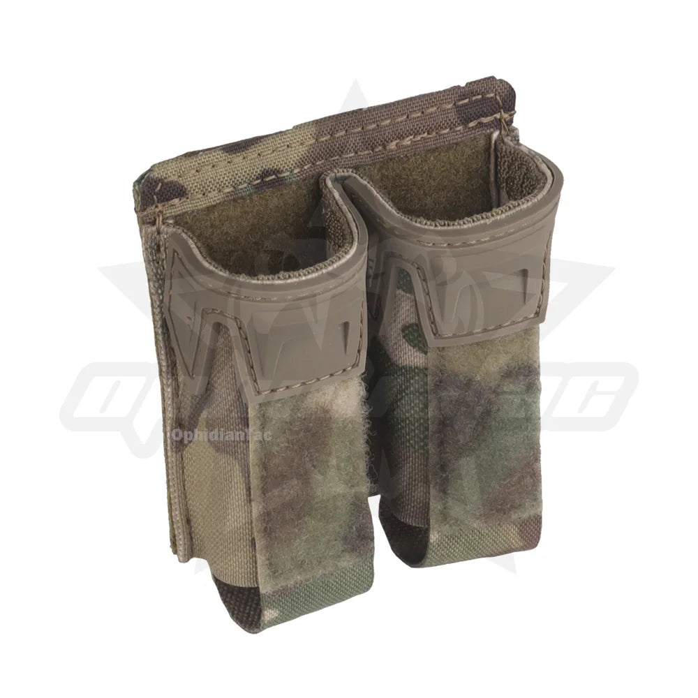 9MM Double Magazine Pliers Pistol Magazine Pouch MOLLE Quick Release Airgun Hunting Vest Belt Gear