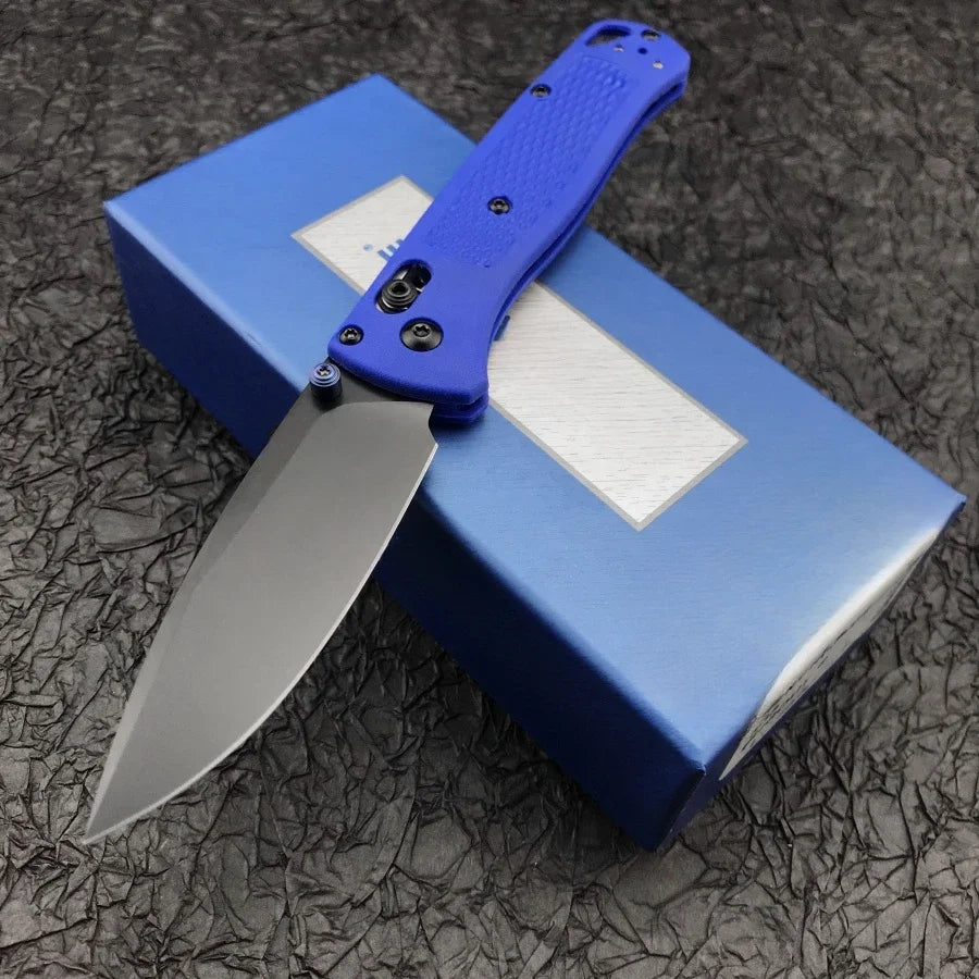 Daily Carry EDC Pocket Knife BM535 CPM20CV Blade Nylon Fiber Handle Essential Emergency Tools for Hiking Adventures Self-defense