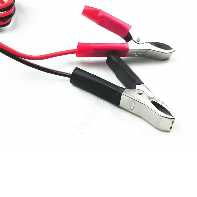 12V High Power Pure Copper Car Battery Clip Adapter for Cigarette Lighter Socket Universal Automotive Use Random Connector Head