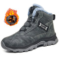 Rotating button Men Winter boots Steel toe shoes Puncture-Proof Safety Boot for engineers Indestructible shoes Work Boots Men
