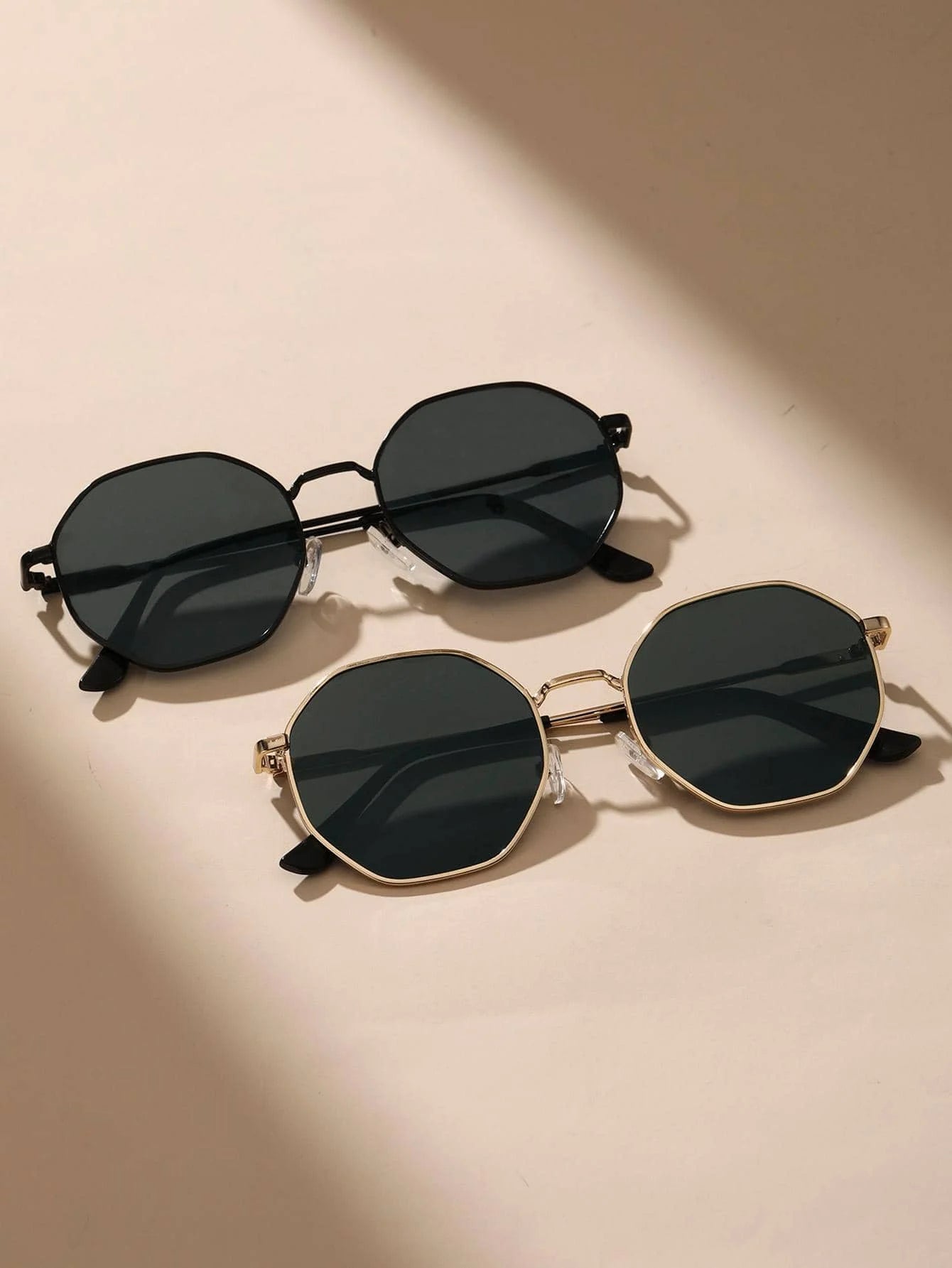 1/3 Pcs Metal Geometric-Round Frame Sunglasses Fashion Classic For Vacation Decors Sun Glasses Outdoor Shades Goggles Men/Women