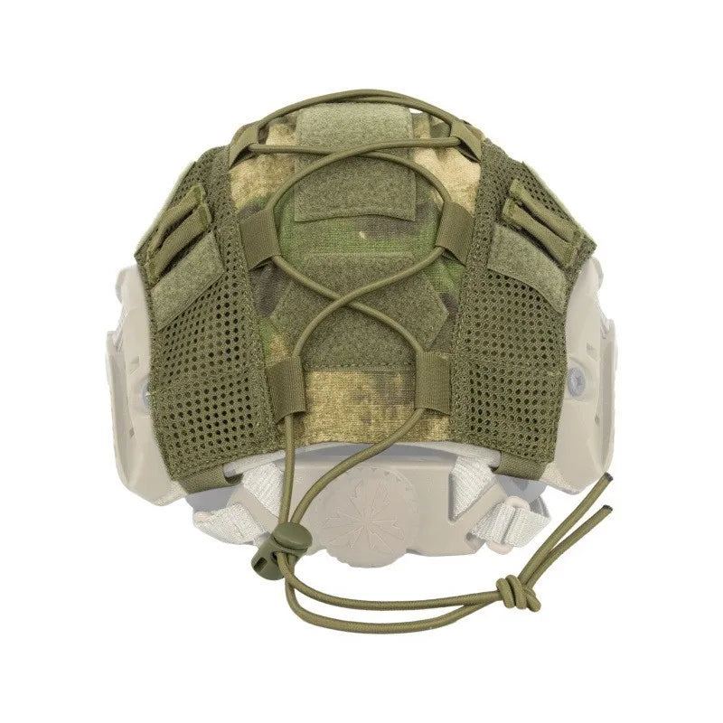Tactical Helmet Cover Fast Helmet Multi-Camo Helmet Cover for Airsoft Helmet Paintball CS Wargame Sport Hunting Shooting Gear