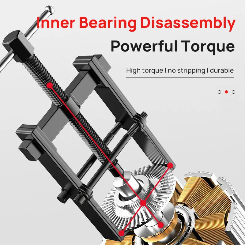 2/3/4/6 Inch Car Inner Bearing Puller Gear Extractor Automotive Repair Tool Labor-saving 2 Jaw Car Separation Bearing Device