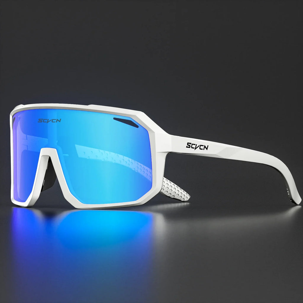 SCVCN Cycling Glasses Bike Mountain Bicycle Hiking Camping Golf UV400 Sunglasses Sport Protection Glasses for Men Women Baseball