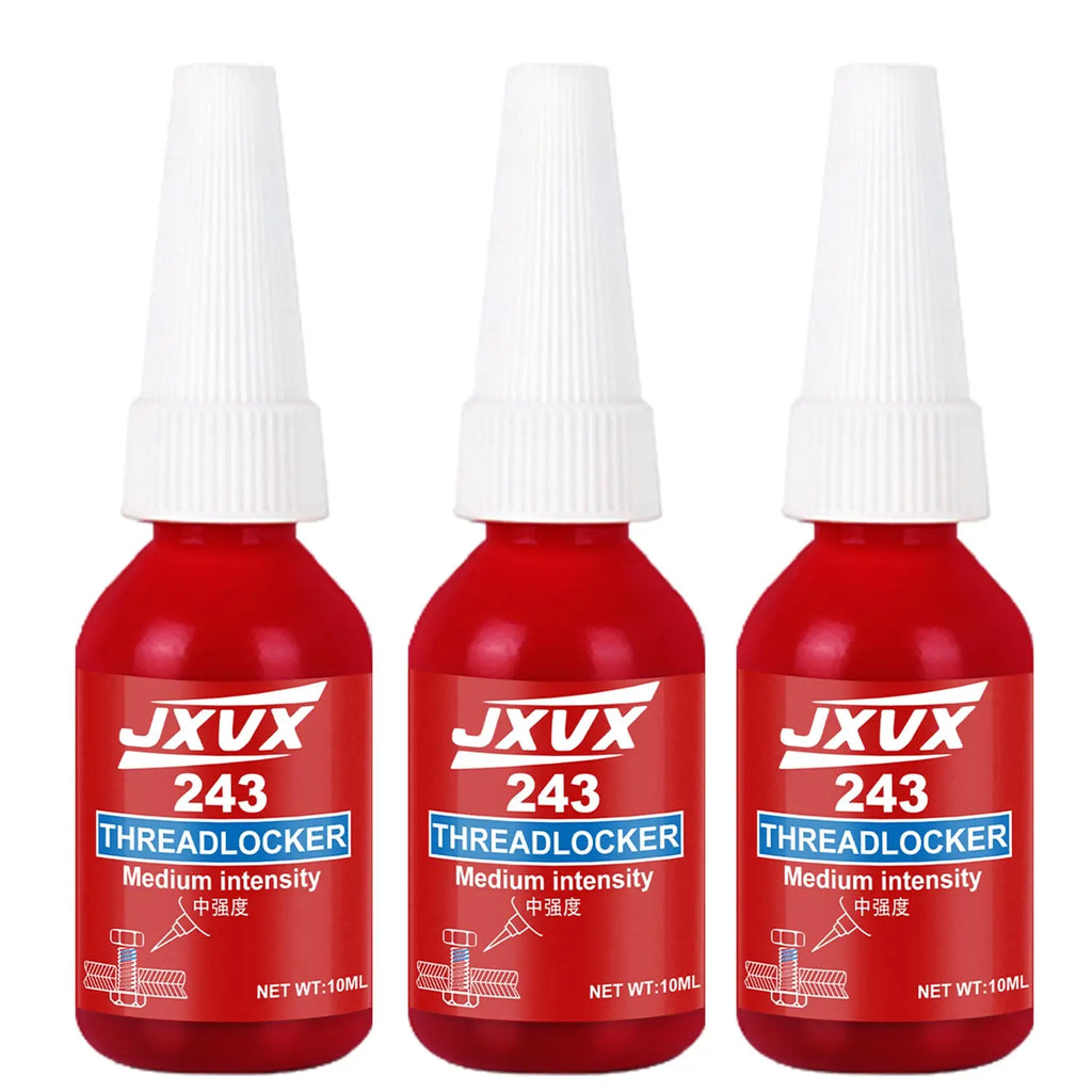 243 10ml, fast drying strong thread locking adhesive, high temperature anaerobic adhesive, suitable for automotive, machinery, steel frame locking, factory direct sales