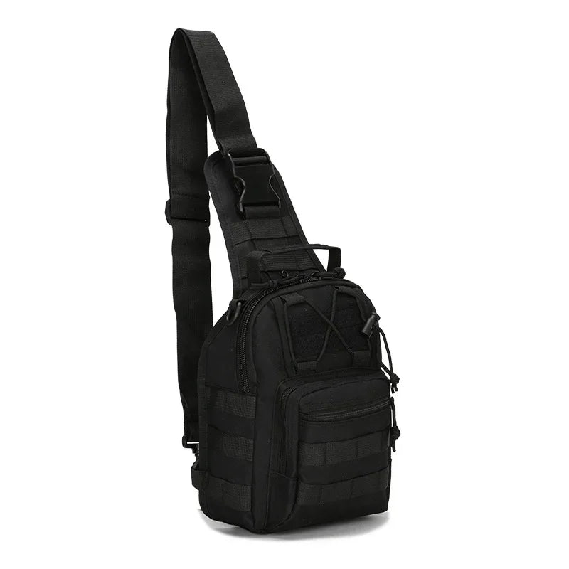 Multifunctional Tactical Sling Backpack Hiking Sports Molle Camping Hunting Fishing Portable Bag Multi-pocket Crossbody Bag