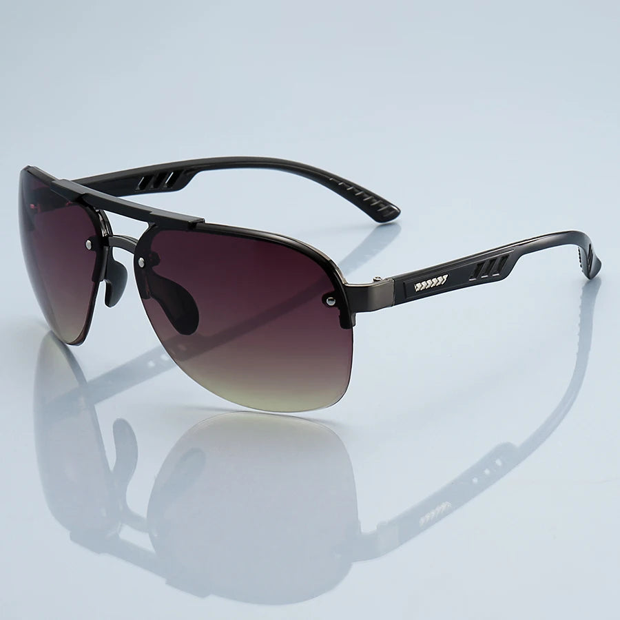 Fashion Vintage Gradient Aviator Sunglasses Men Women Fishing Driving Man Luxury Brand Designer Sun Glasses Retro Eyewear