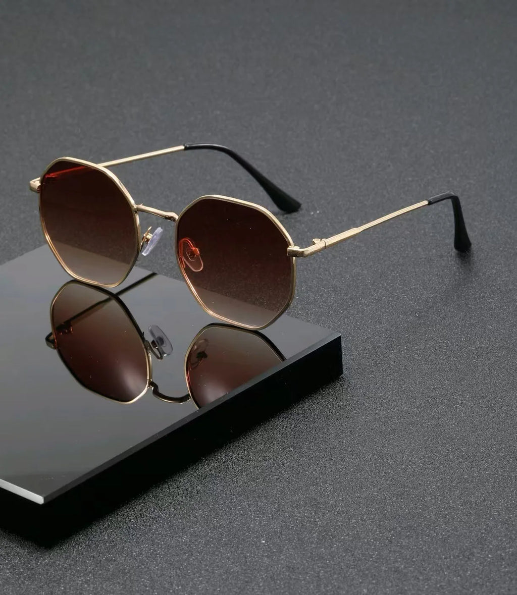 1/3 Pcs Metal Geometric-Round Frame Sunglasses Fashion Classic For Vacation Decors Sun Glasses Outdoor Shades Goggles Men/Women