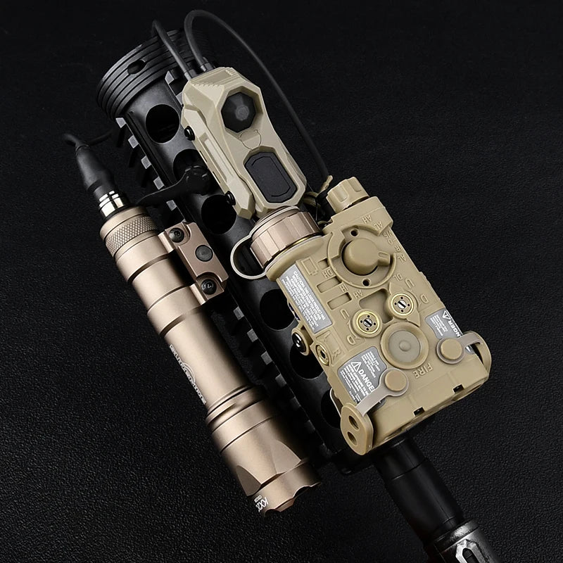 WADSN Tactical NGAL L3 Red Green Blue IR Laser Sight M300 M600 SF Surefir Flashlight AXON Dual Plug Switch Airsoft Hunting Gear