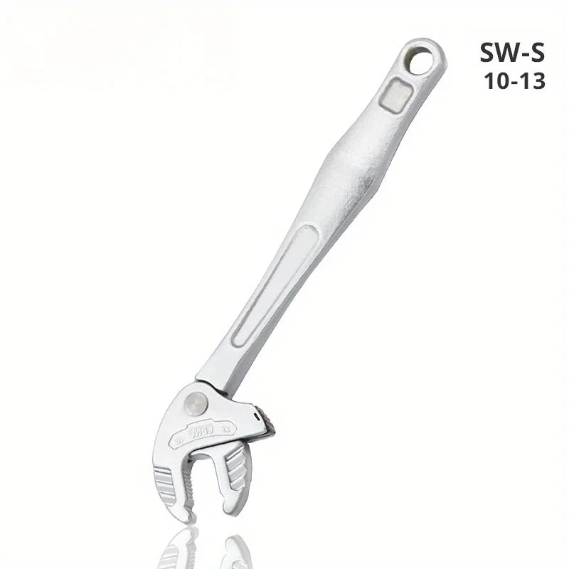 Multifunctional Heavy-Duty Crab Claw Wrench Adjustable Ratchet Wide Jaw Self-Locking Wrench for Home Automotive Pipe Manufacture