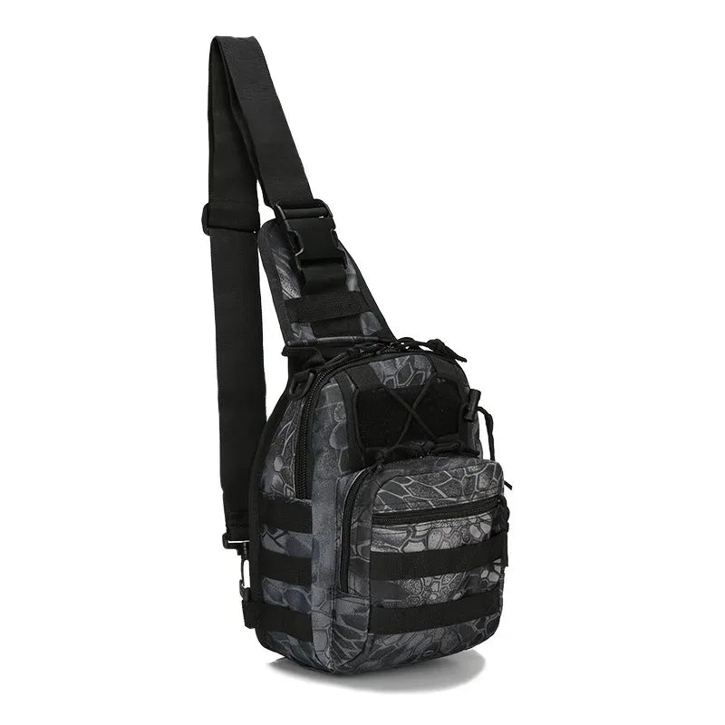 Multifunctional Tactical Sling Backpack Hiking Sports Molle Camping Hunting Fishing Portable Bag Multi-pocket Crossbody Bag