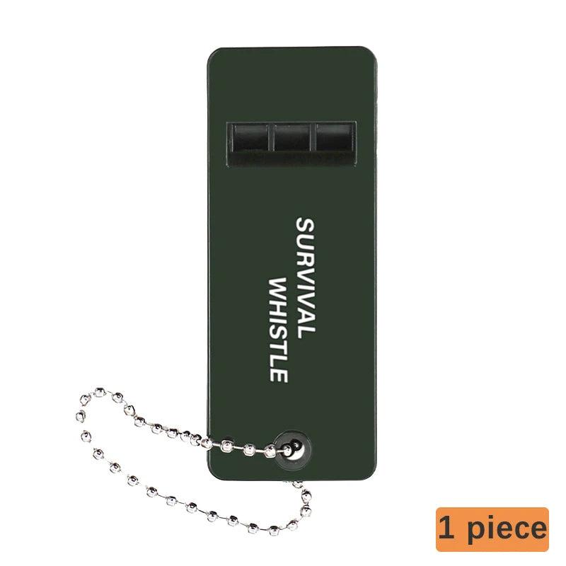 High Decibel 3-Frequency Whistle Outdoor Emergency Survival Whistle for Camping, Hiking, Hunting, Survival Whistle Gear