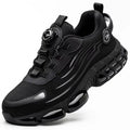 New Rotating Button Work Sneakers Safety Shoes Men Steel Toe Shoes Work Protective Men Boots Indestructible Shoes Puncture-Proof