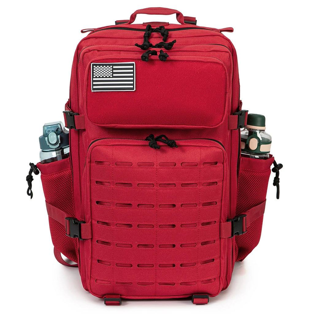 45L Molle Tactical Backpack Bag Hunting MOLLE Backpack GYM For Men EDC Outdoor Hiking Survival Rucksack Witch Bottle Holder