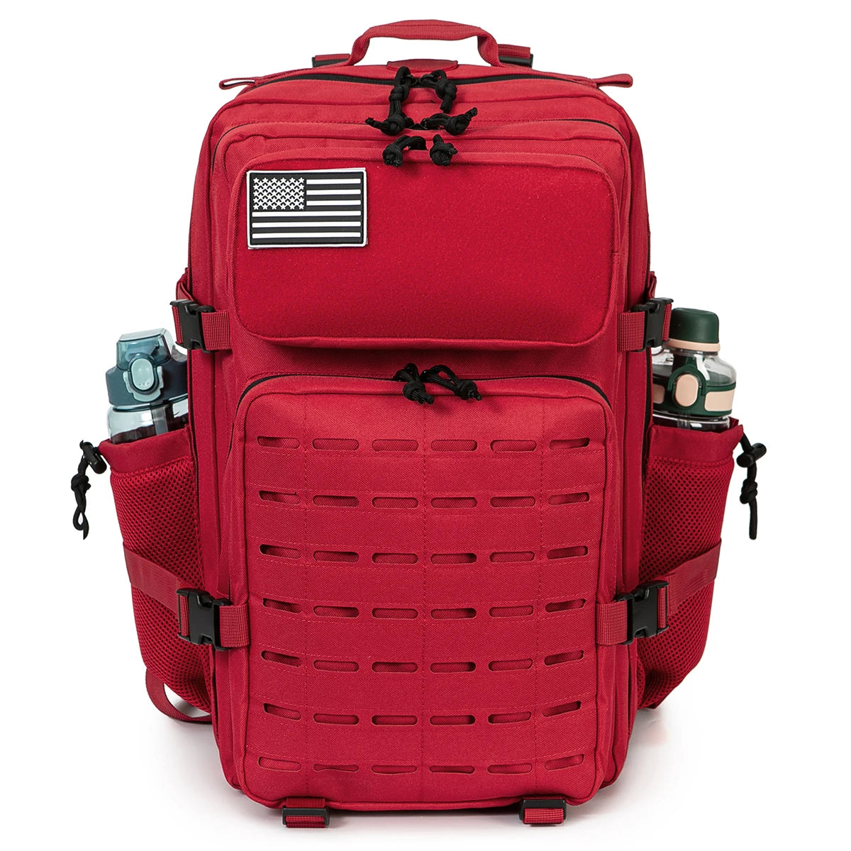 45L Molle Tactical Backpack Bag Hunting MOLLE Backpack GYM For Men EDC Outdoor Hiking Survival Rucksack Witch Bottle Holder