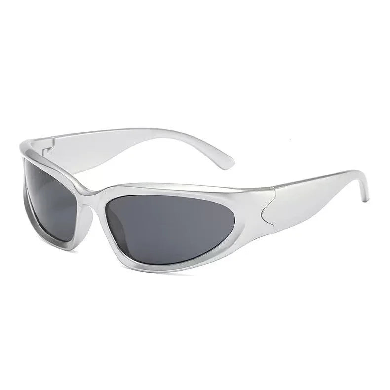 Y2k Eyeglasses Classic Punk Wrap Around Vintage Sunglasses Women Men Luxury Sun Glasses Fashion Sport Eyewear UV400 Goggles