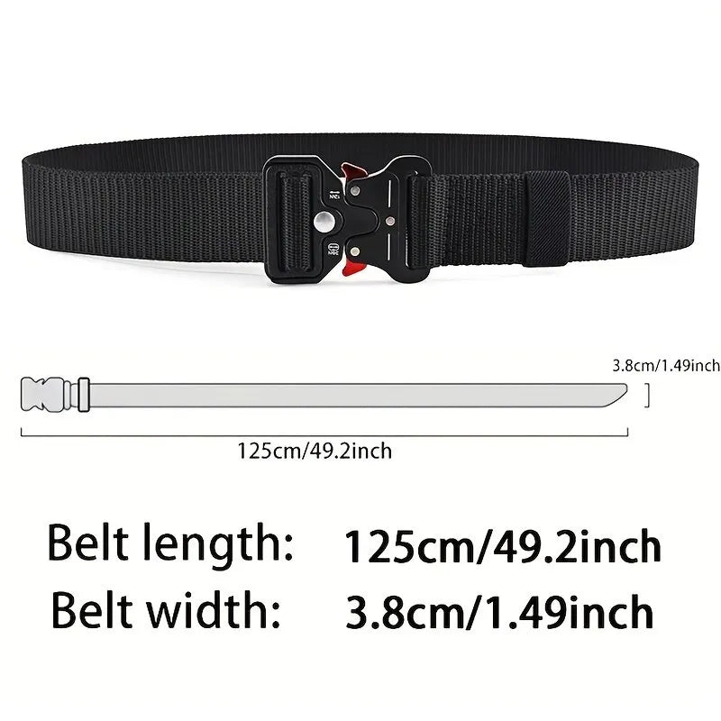1Pc/2Pcs Versatile Men's Tactical Belts-Durable, Adjustable Design-For Outdoor Sports Enthusiasts，Pair with Jeans，For Men Women