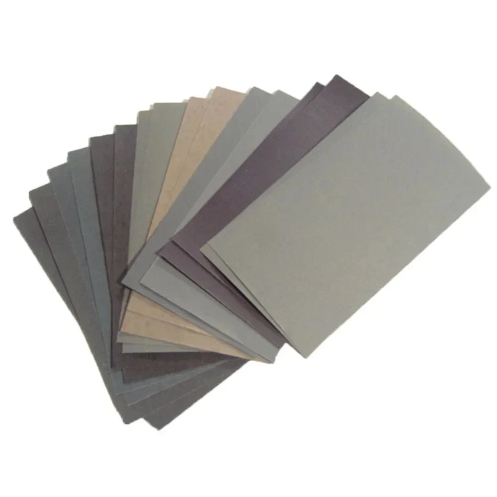 15Pcs/Set Automotive Sandpaper 400 600 3000 800 1000 1200 1500 2000 2500 Grit Sand Paper Water/Dry Sanding Paper Abrasive Tools