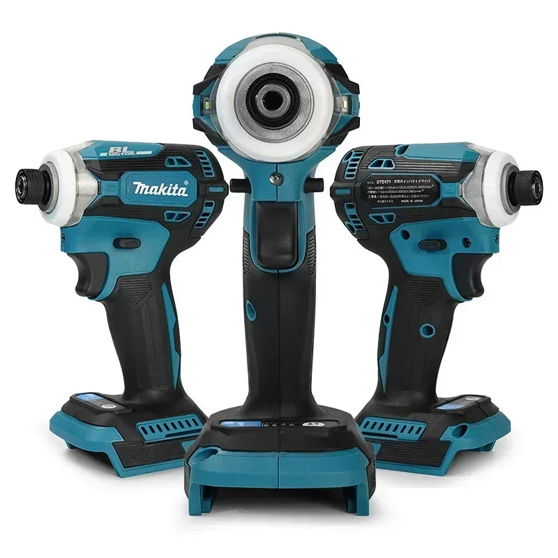 Makita Cordless DTD171 Brushless 18V LXT Impact Driver Electric Screwdriver with 1/4" Hex Chuck, Fastening Tool for Constructio