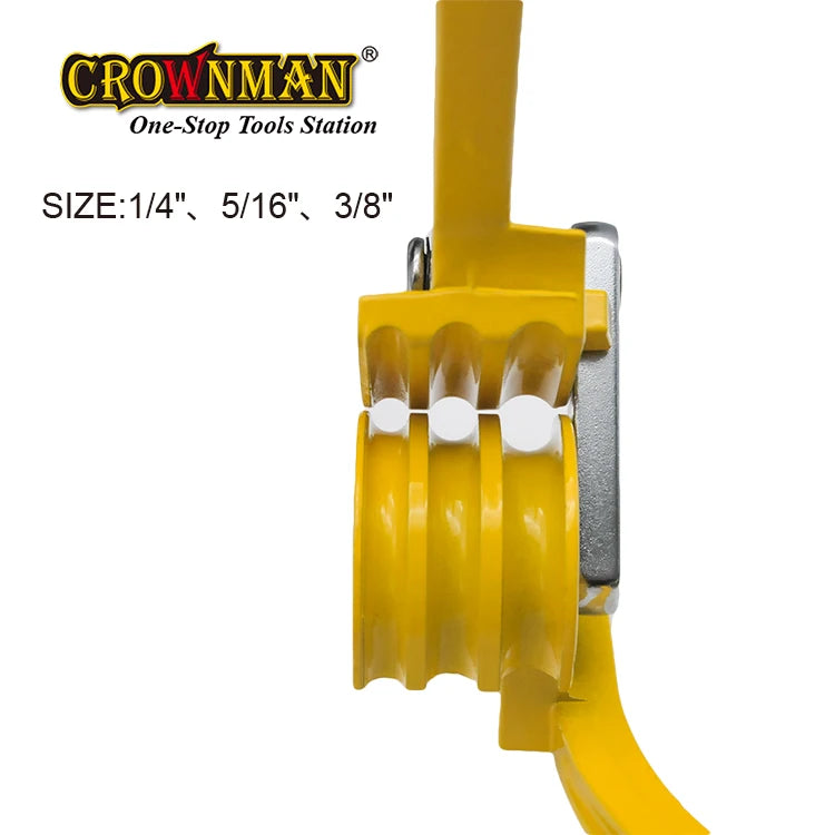 CROWNMAN Plumbing Tools Refrigeration HVAC A/C Air Conditioning Manual Hand Tools 3 in 1 Copper Pipe Bending Tool Tube Bender