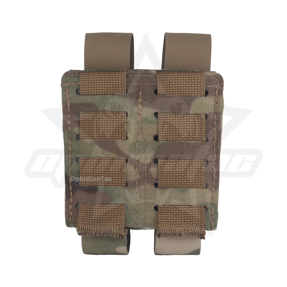 9MM Double Magazine Pliers Pistol Magazine Pouch MOLLE Quick Release Airgun Hunting Vest Belt Gear