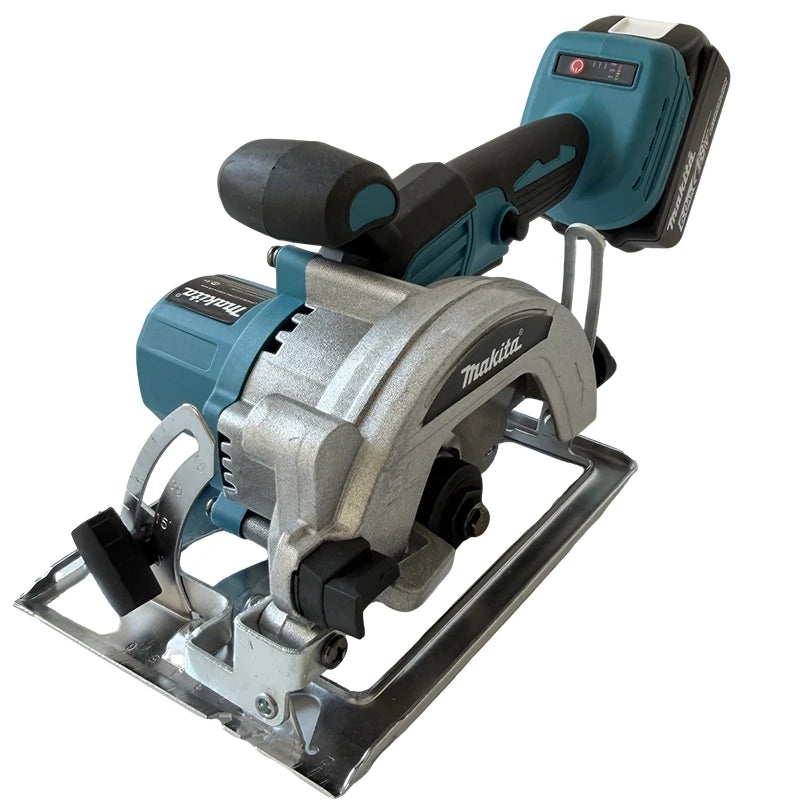 Makita 5in Brushless Motor Cordless Electric Circular Saw Rechargeable Handheld Wood Stone Adjustable Circular Cutter Saw