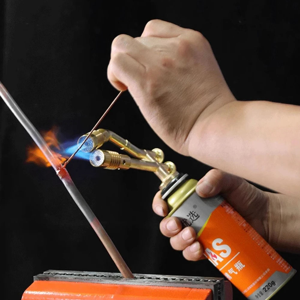 High Quality Torch Head Pipe Welding Gas Torch Temperature 1300° Flamethrower Outdoor Camping Barbecue Portable Solder Heat Gun