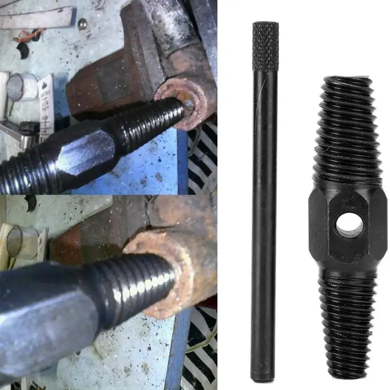 1/2″ 3/4″Broken Wire Extractor Faucet Damaged Bolts Wire Pipe Remover Double-head Water Pipe Triangle Valve Tap Bolt Remover