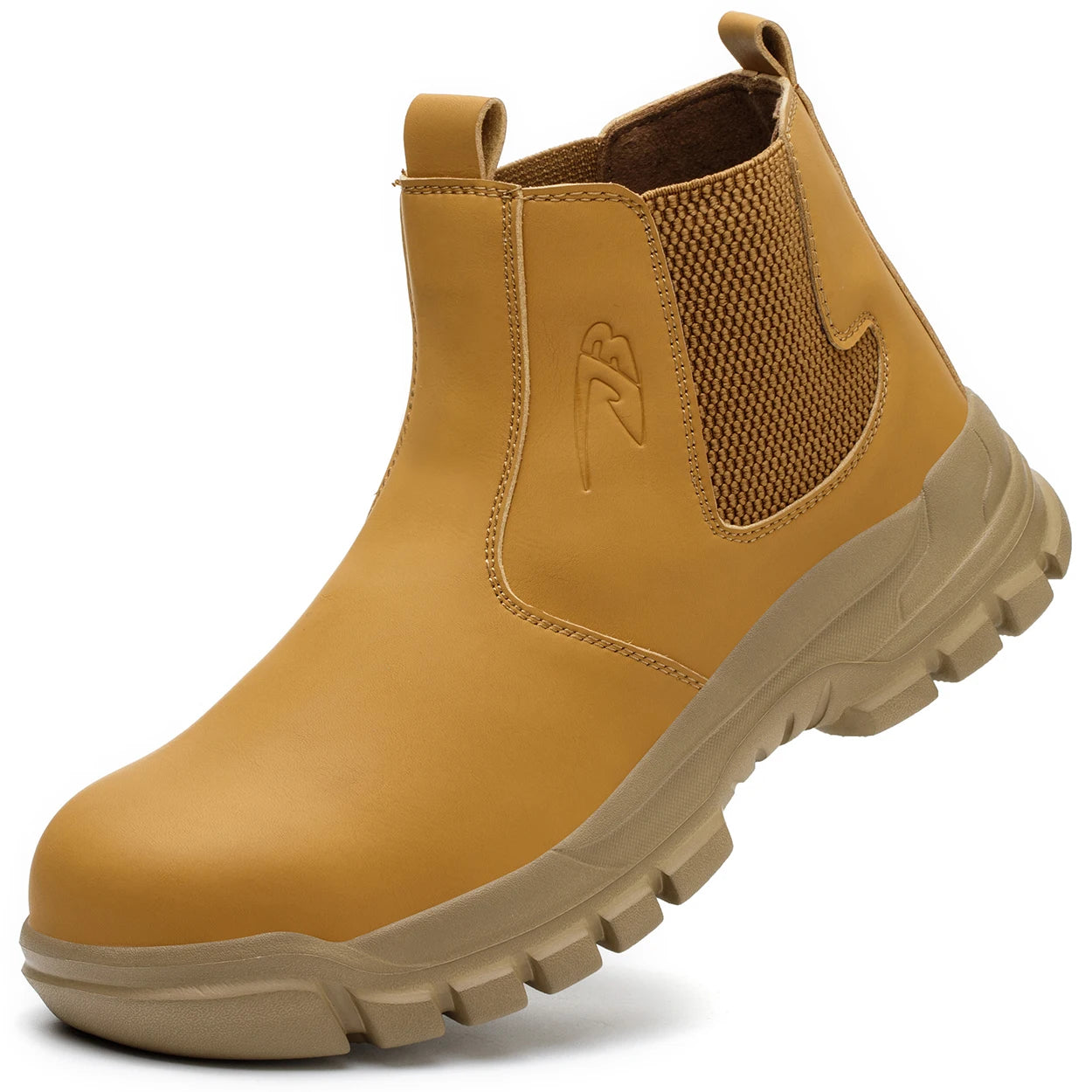 Waterproof Men's Safety Work Boots Steel Toe Shoes Anti Impact And Anti-Puncture Protective Boots Indestructible Roofing Shoes